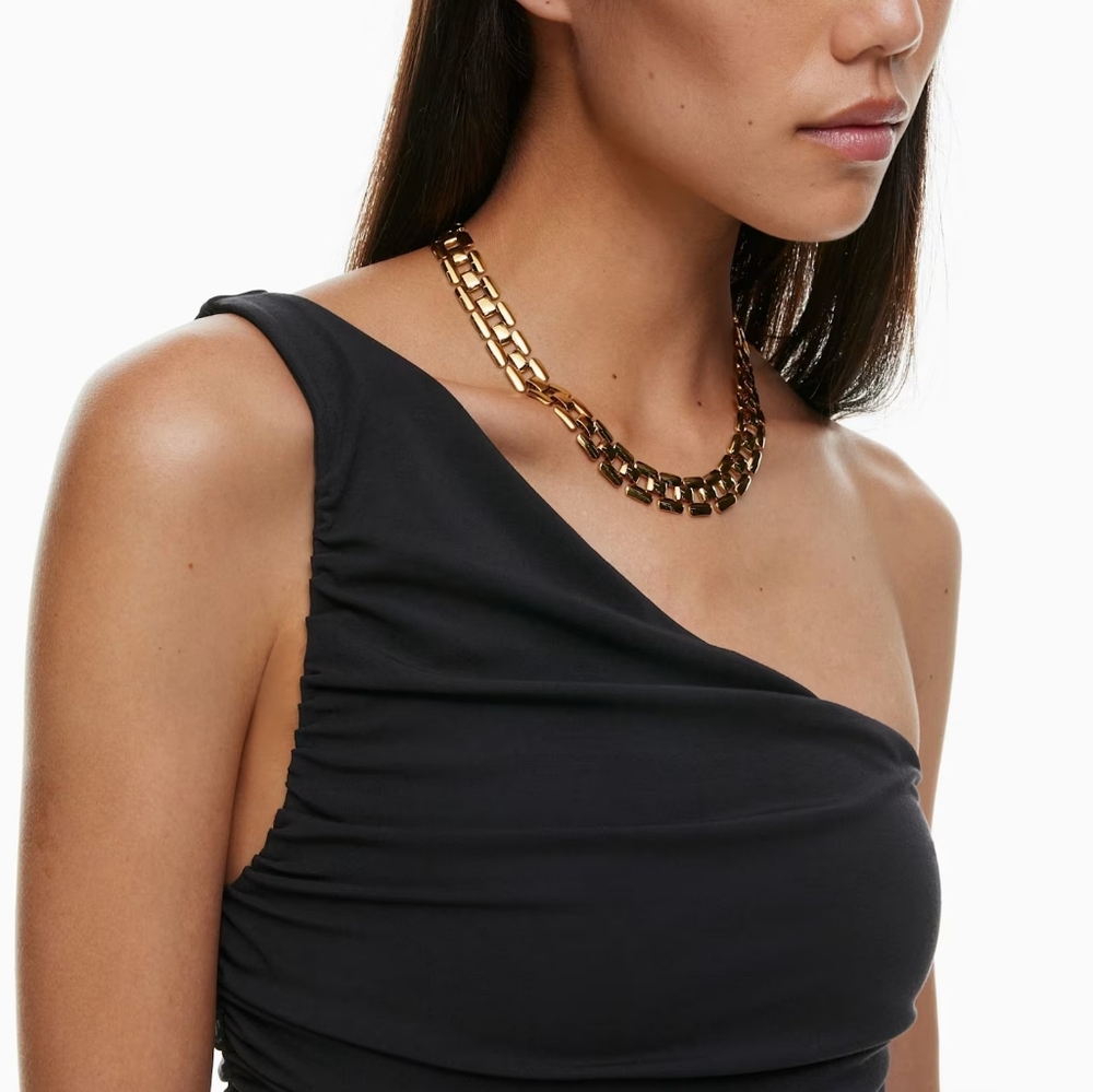 Ten By Babaton Body-Hugging One-Shoulder Vertigo Midi Dress ress - Picture 3 of 12